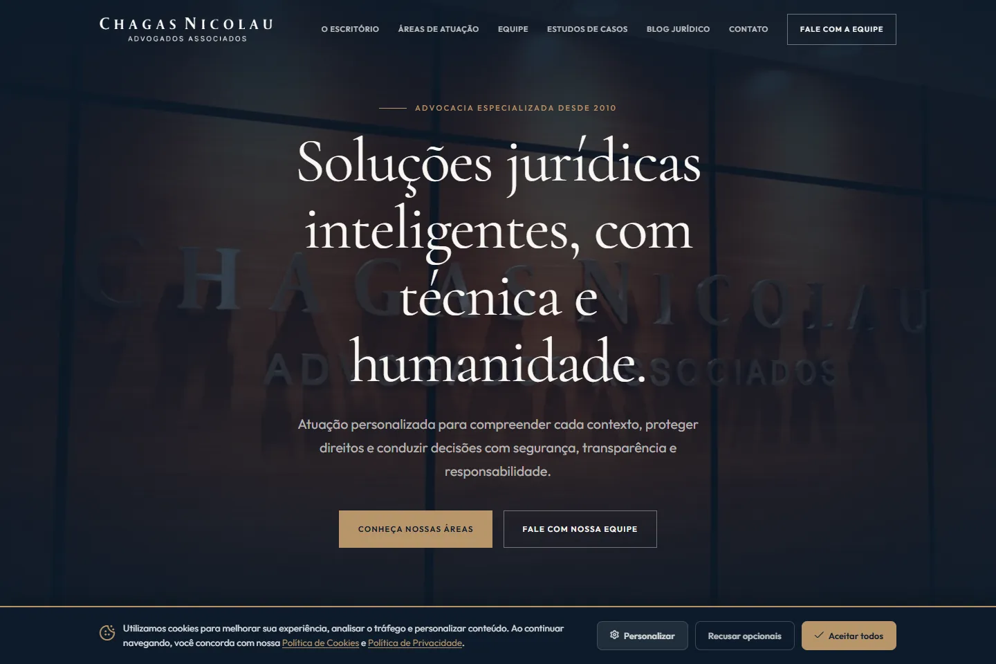 Chagas Nicolau — captura do projeto