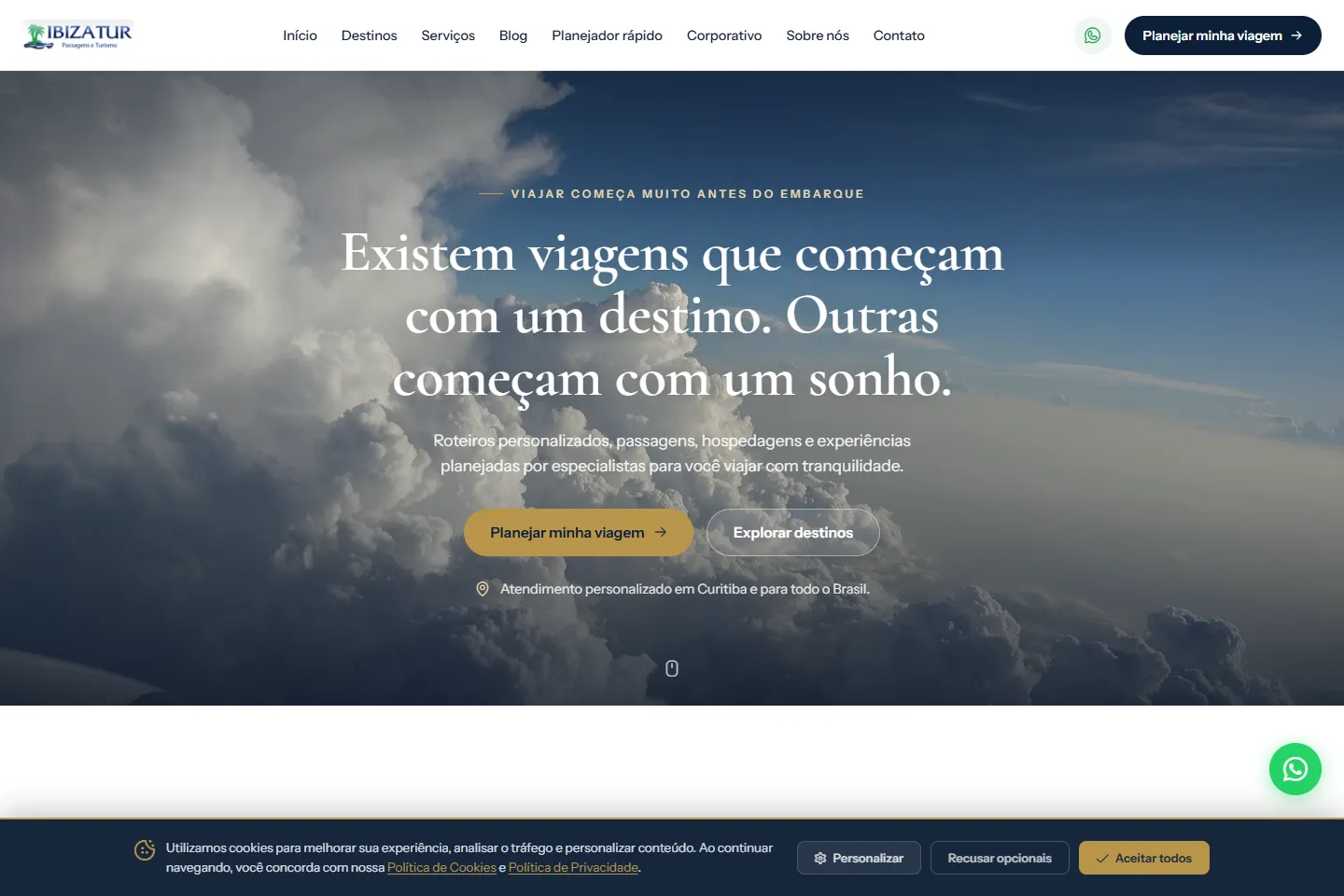 Ibizatur — captura do projeto