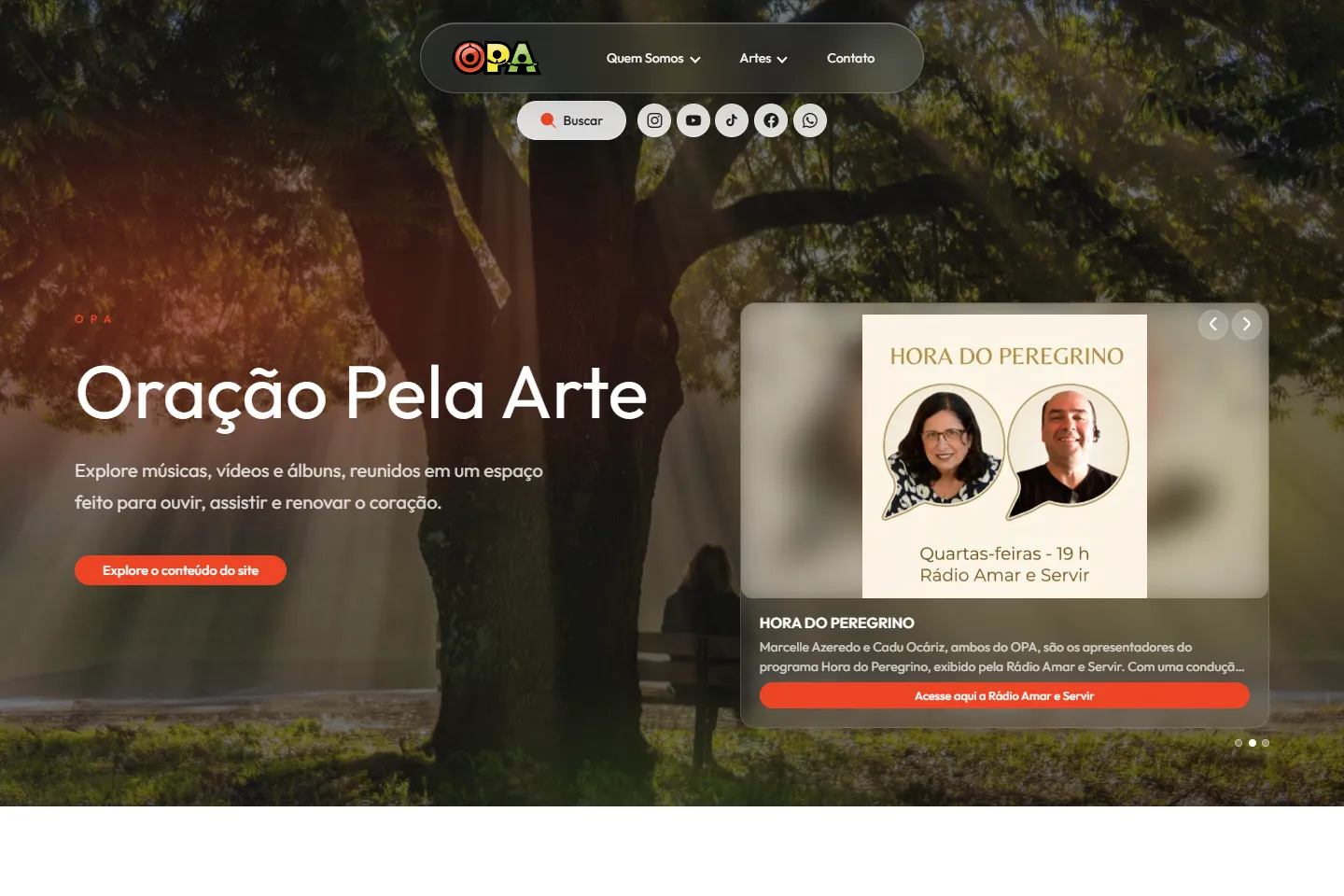 Opa — captura do projeto