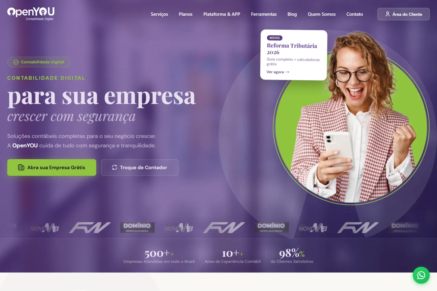 OpenYou — captura do projeto