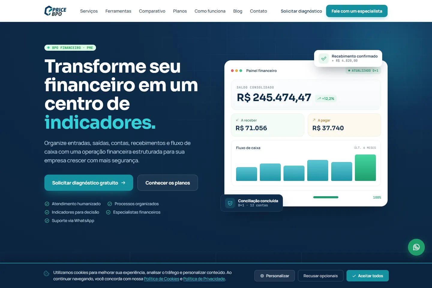 PRICE BPO — captura do projeto