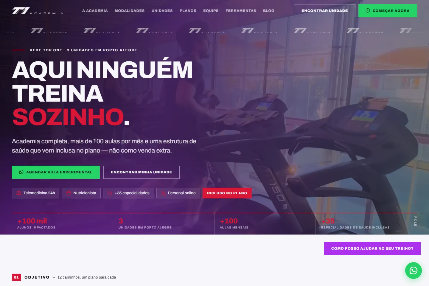 Top One — captura do projeto